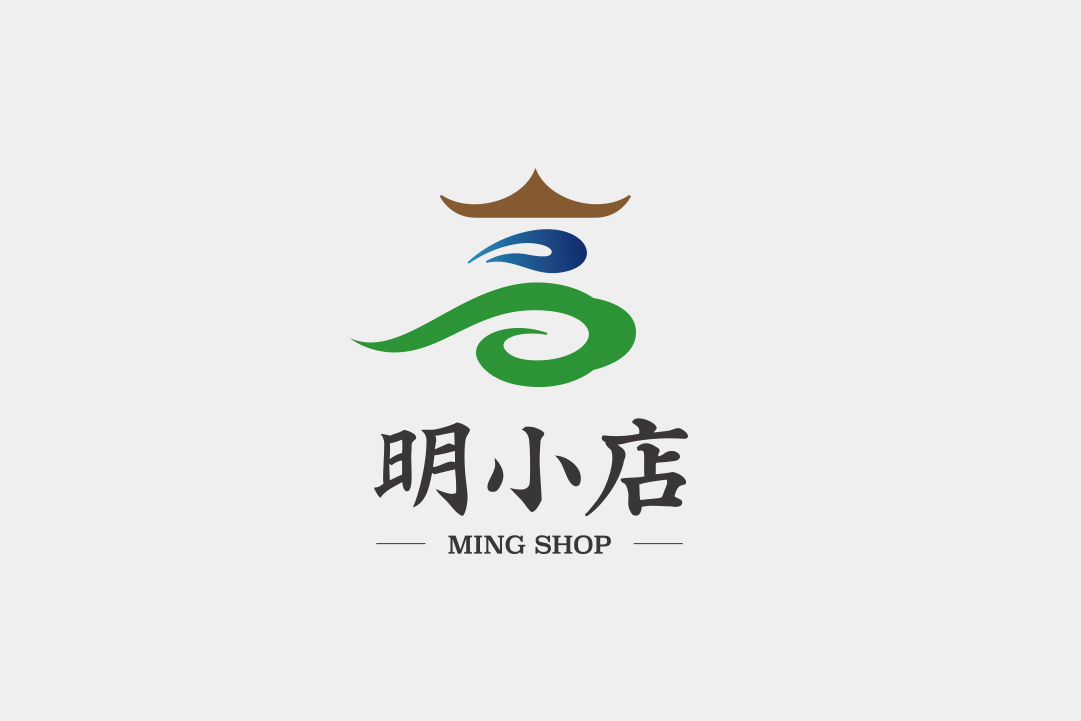 明小店标志VI设计